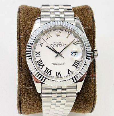 VR Factory Replica Rolex Datejust II 41mm White Dial Watch Roman Markers
